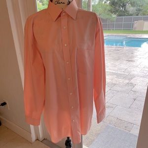 Brand:Stafford color: pink/peach Size:Regular fit 17-34/35 dressy long sleeve